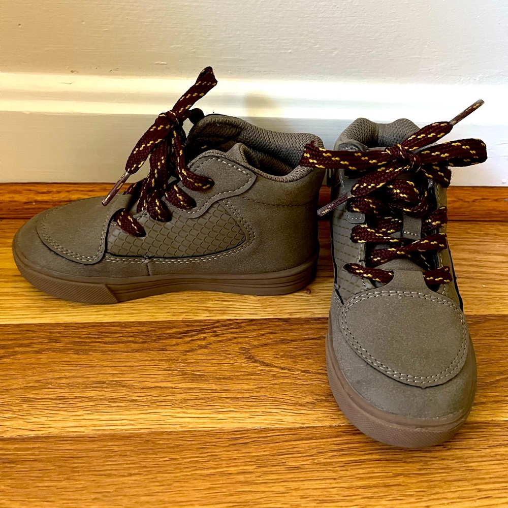 OshKosh B'Gosh Toddler Boy Gray/Taupe Fashion Boot